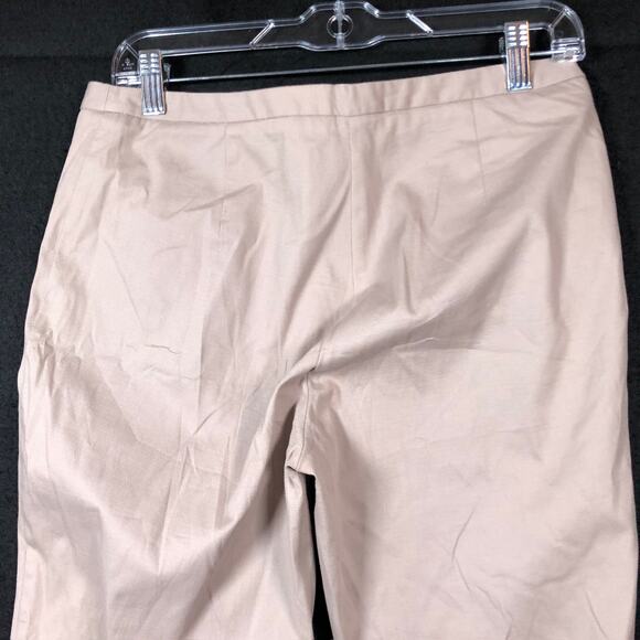 Stefanel Womens Pants Tan Lightweight Mid Rise Straight Work Casual 6 - Picture 10 of 11